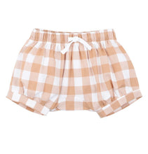 Load image into Gallery viewer, Bebe/Fox &amp; Finch - Lion Check Shorts - Caramel check
