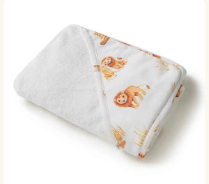 Snuggle Hunny Hooded Towel - Lion or Koala