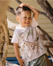 Load image into Gallery viewer, Bebe - Ellis Giraffe Tee - Cloud
