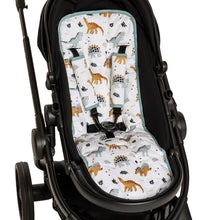 Load image into Gallery viewer, All4 Ella Pram Liners - Whales,Beige dinosaurs or Floral Bouque
