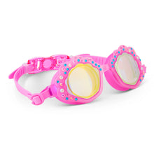 Load image into Gallery viewer, Sal &amp; Be - Bling 2 0 Swim Goggles - Shore - Seashell Pink, Tropical Tanzanite,prehistoric Times - Carnivore, Cake whoopie pie,Multi, Draco the Dragon, Strange Things
