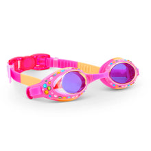 Load image into Gallery viewer, Sal &amp; Be - Bling 2 0 Swim Goggles - Shore - Seashell Pink, Tropical Tanzanite,prehistoric Times - Carnivore, Cake whoopie pie,Multi, Draco the Dragon, Strange Things
