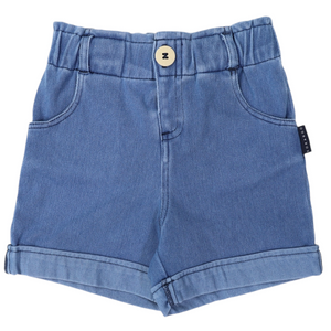 Korango - High waisted Denim Short -  Dark or Light