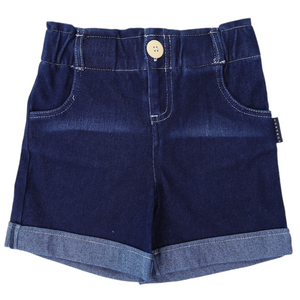 Korango - High waisted Denim Short -  Dark or Light