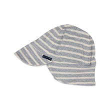 Load image into Gallery viewer, Korango Cotton Legionnaires Hat - Navy stripe,Grey Stripe or Dusty Pink stripe
