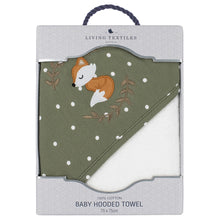 Load image into Gallery viewer, Living Textiles - Hooded Towel -  Forest Retreat or Sophie’s Garden
