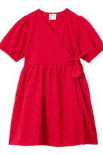 Load image into Gallery viewer, Milky - Broderie Dress - Red
