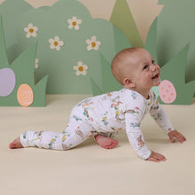 Load image into Gallery viewer, Snuggle Hunny - Easter Bunnies Organic Snugglesuit Convertible Romper
