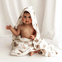 Load image into Gallery viewer, Snuggle Hunny Hooded Towel - Lion or Koala
